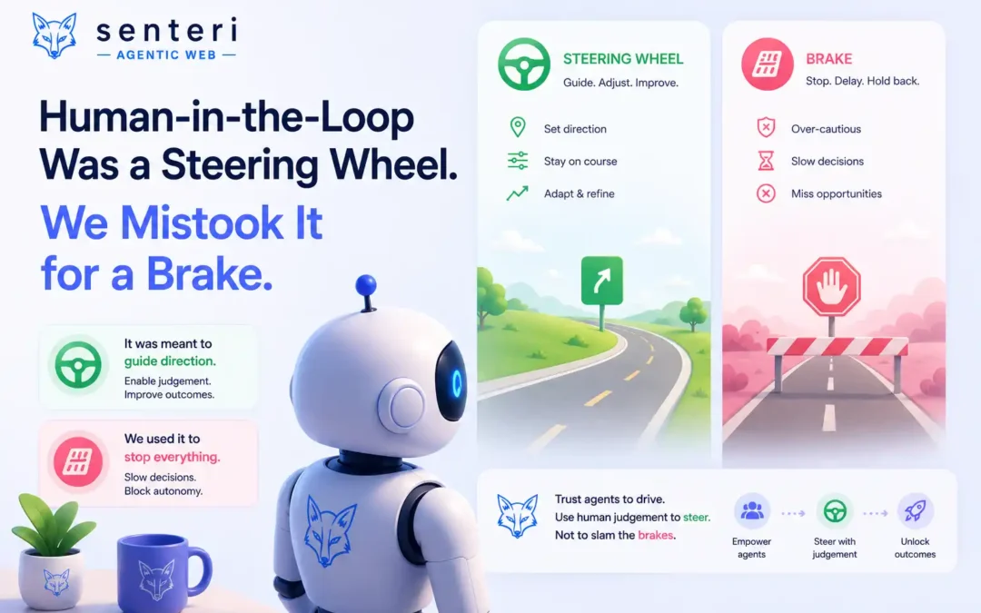 Human-in-the-Loop Was a Steering Wheel. We Mistook It for a Brake.