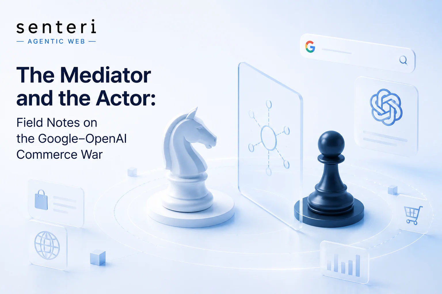The Mediator and the Actor: Field Notes on the Google–OpenAI Commerce War
