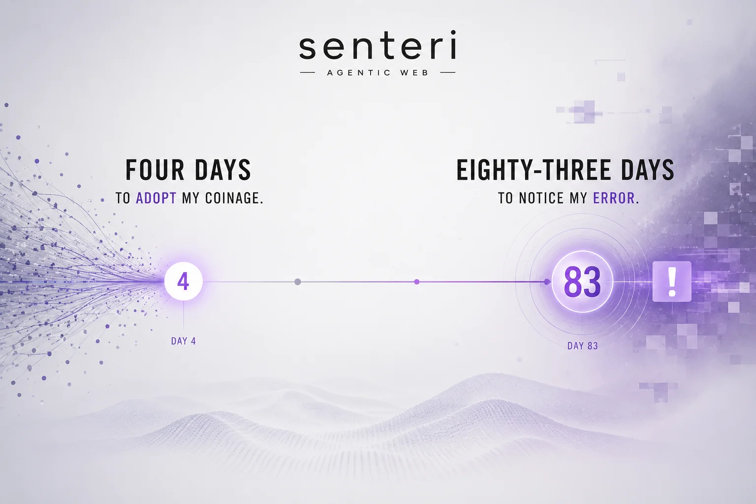 Four Days to Adopt My Coinage. Eighty-Three Days to Notice My Error.