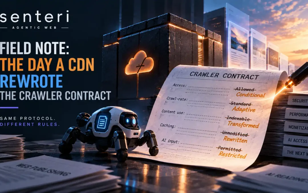 Field note: the day a CDN rewrote the crawler contract